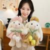 Плюшевая игрушка-кролик в платье для детей, в подарок и для коллекционеров