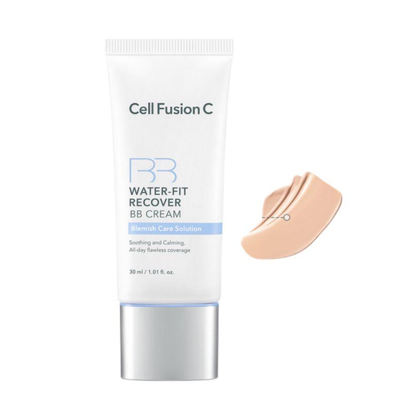 Cell Fusion C Water Fit Recover BB Cream Hydrating Skin-Fit Makeup SPF40 PA+++ No.21 Natural Light 30ml