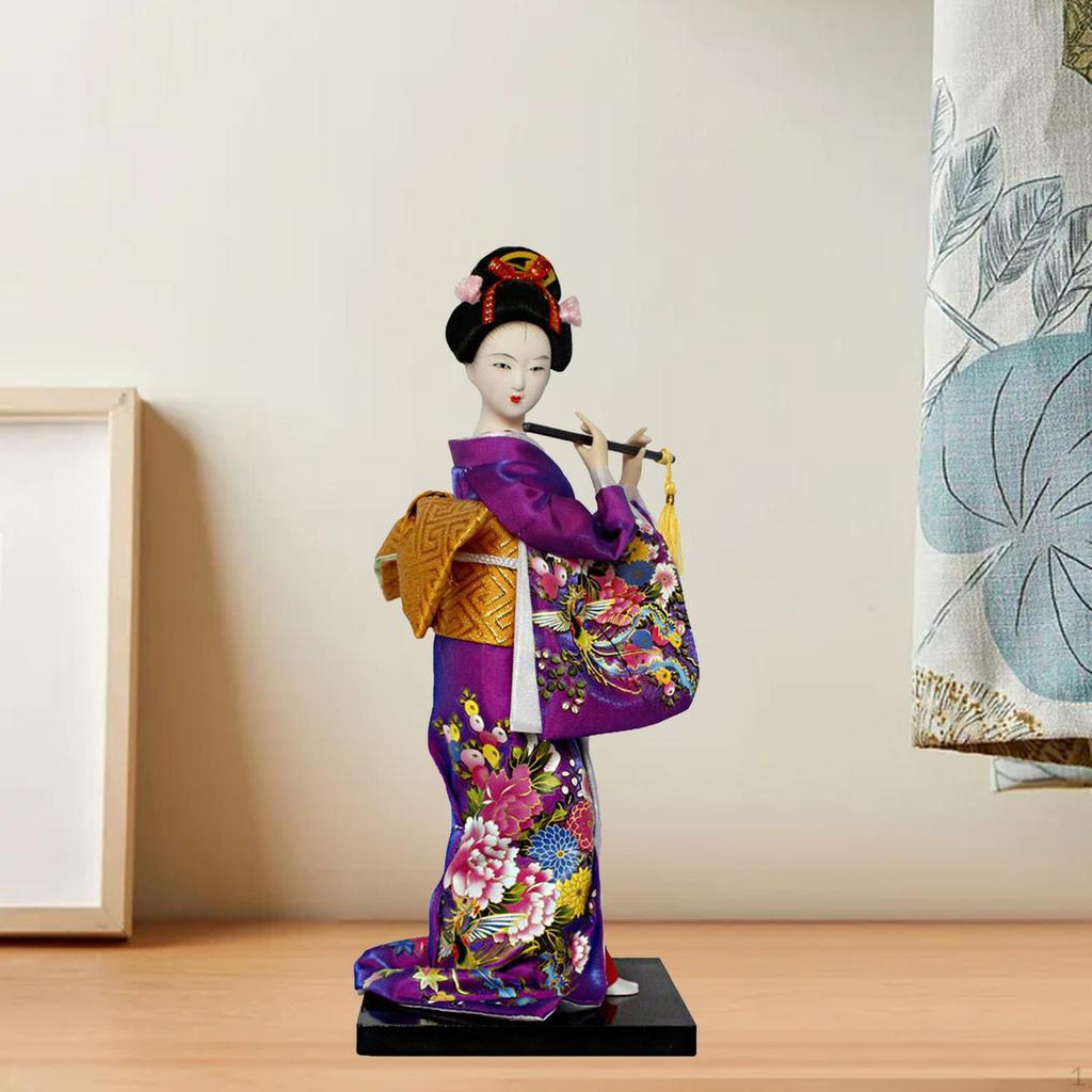 Этнические японские куклы гейши, азиатская кукла, статуэтка леди для украшения стола