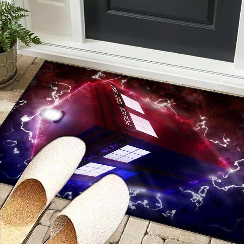 telephone booth Office Rug Chair Mat, Game Carpet, Suitable for Front Door, Bedroom, Living Room, Desk, Holiday Gift