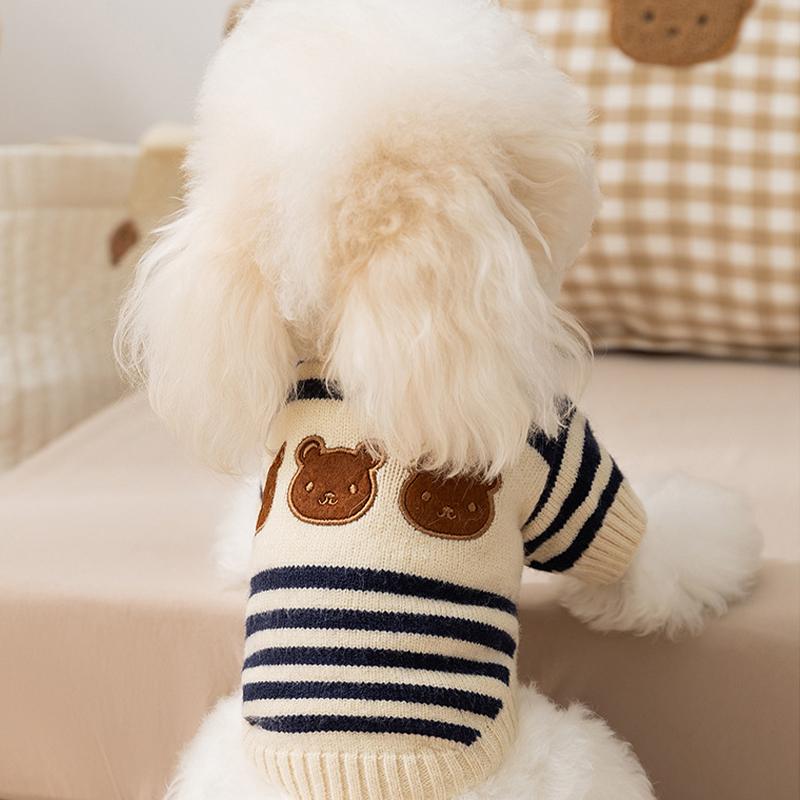 Sweater for Dogs Luxury Dog Clothes Puppy Winter Coat Pet Warm Pullovers Knitted Sweater Chihuahua Bichon Clothing Dog Overalls