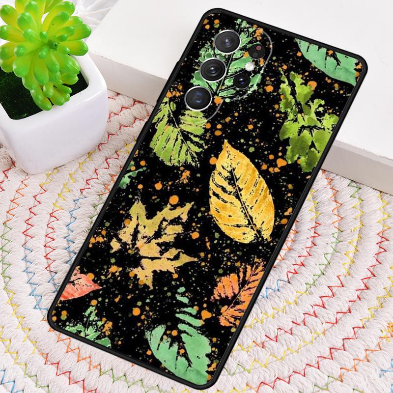 Осенние Листья Сезоны Чехол для Телефона для Samsung Galaxy note 10 pro S26 Ultra S23 S24 FE S25 S21 S22 PLUS противоударный Чехол