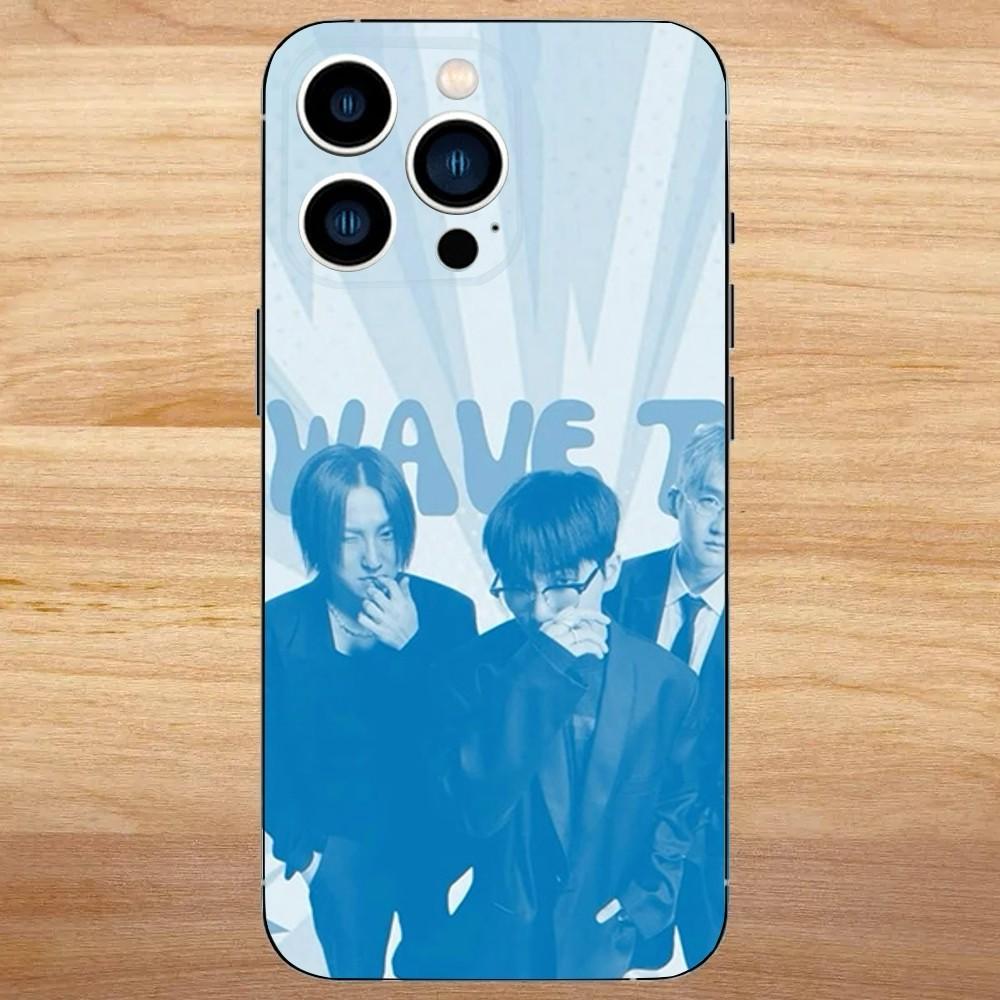 W-Wave To E-Earth летние потоки Чехол для телефона Для iPhone 16,15,14,13,12,11,Mini,Pro,SE,MAX Белый Матовый Ударопрочный Чехол
