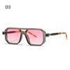 Fashion Leopard Sun Glasses UV400 Eyewear Sunglasses Double Bridge Women's Sunglasses Street Wear Shades Men's Shades