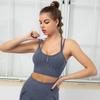 Одежда для йоги с плечевым ремнем Beauty Back Push-up Спортивное нижнее белье Бег Фитнес Ударопрочный бюстгальтер для йоги
