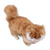 Simulated Cat Plush Toy Realistic Adorable Cat Stuffed Animal Doll Toy Home Decoration Simulated