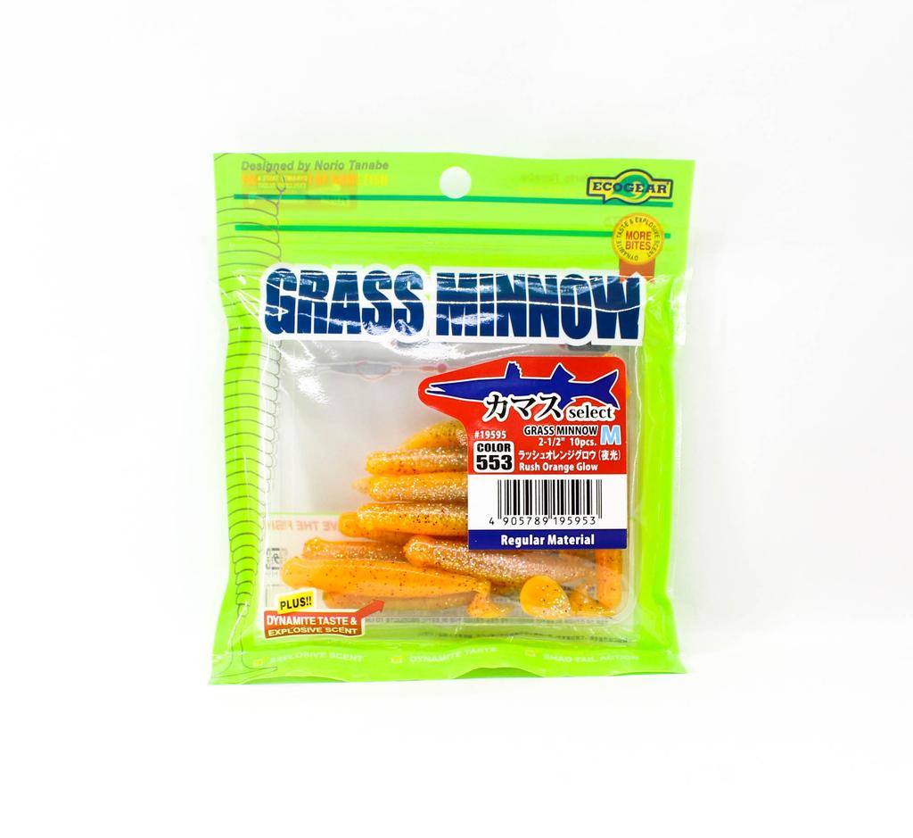 Sale Ecogear Soft Lure Grass Minnow M 2-1/2 Inch 10 piece per pack 553 (5953)