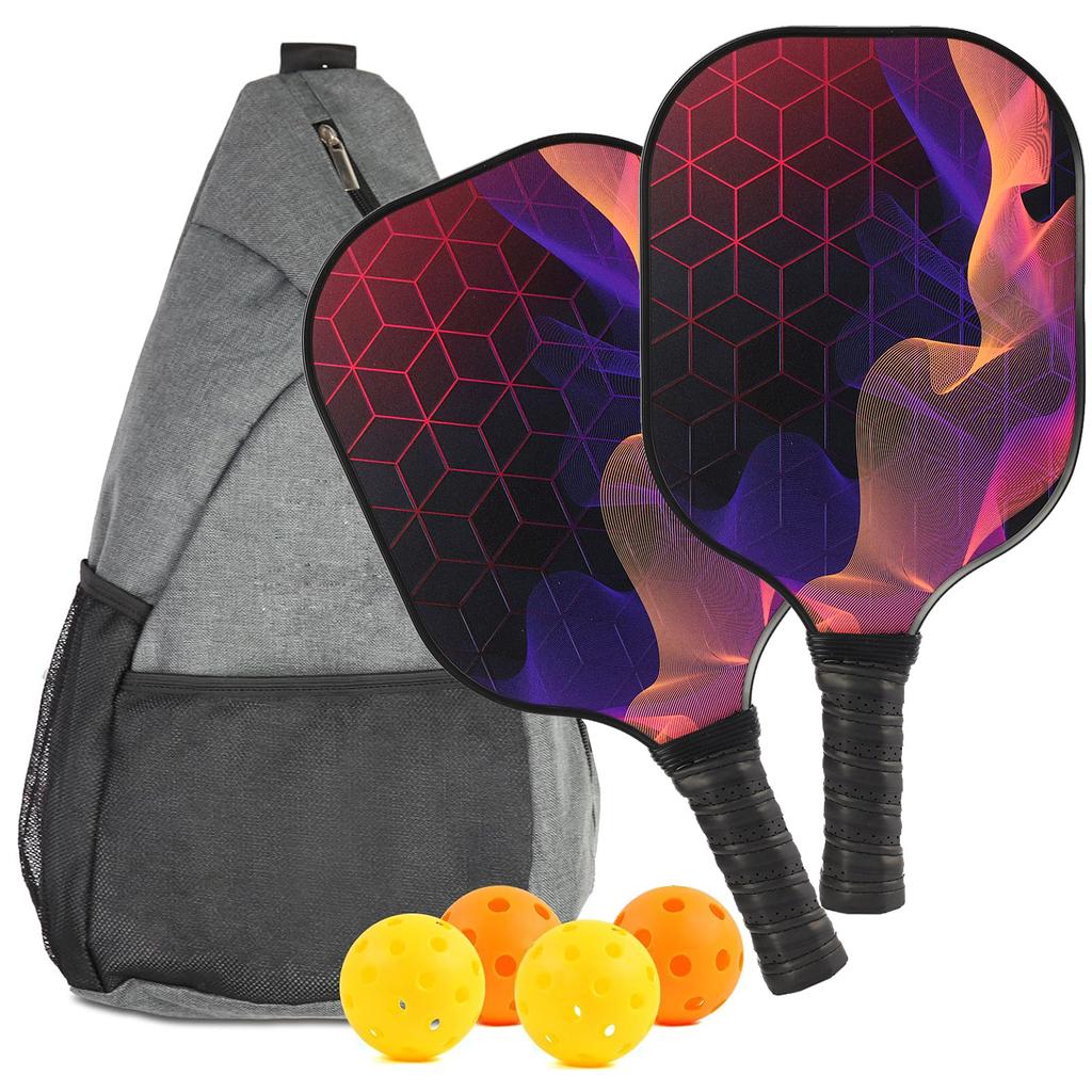 Пиковая ракетка из стекловолокна с УФ-цветной печатью, новый дизайн, группа, деятельность компании, воланы для отдыха на открытом воздухе, пляжные ракетки