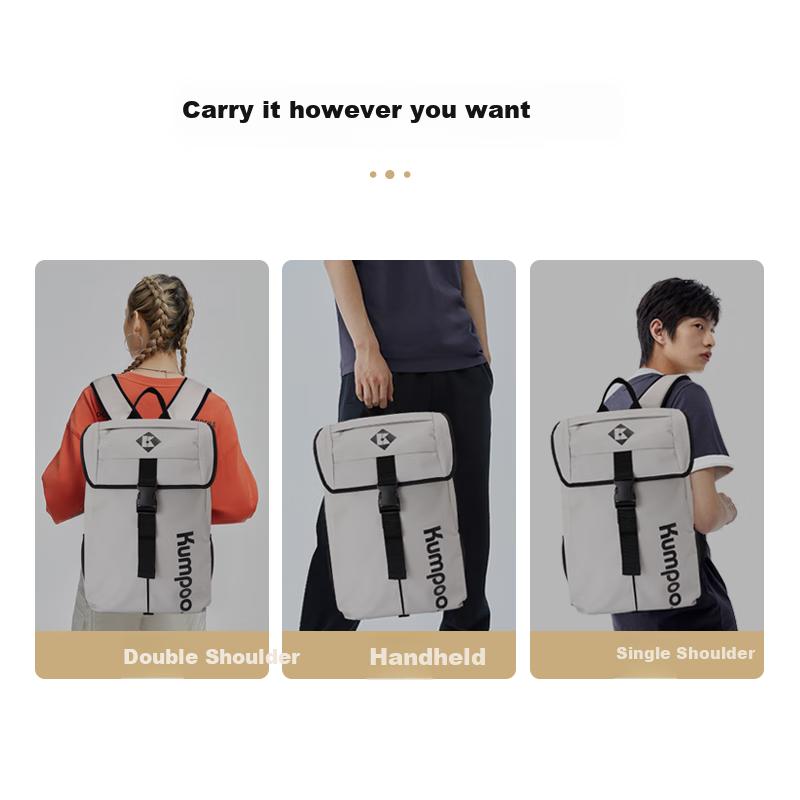 KUMPOO (KUMPOO) Badminton Bag with Separate Shoe Compartment, Multi-Compartment Storage, Dual Zipper, Multifunctional Backpack, Shoulder Bag KBR-001