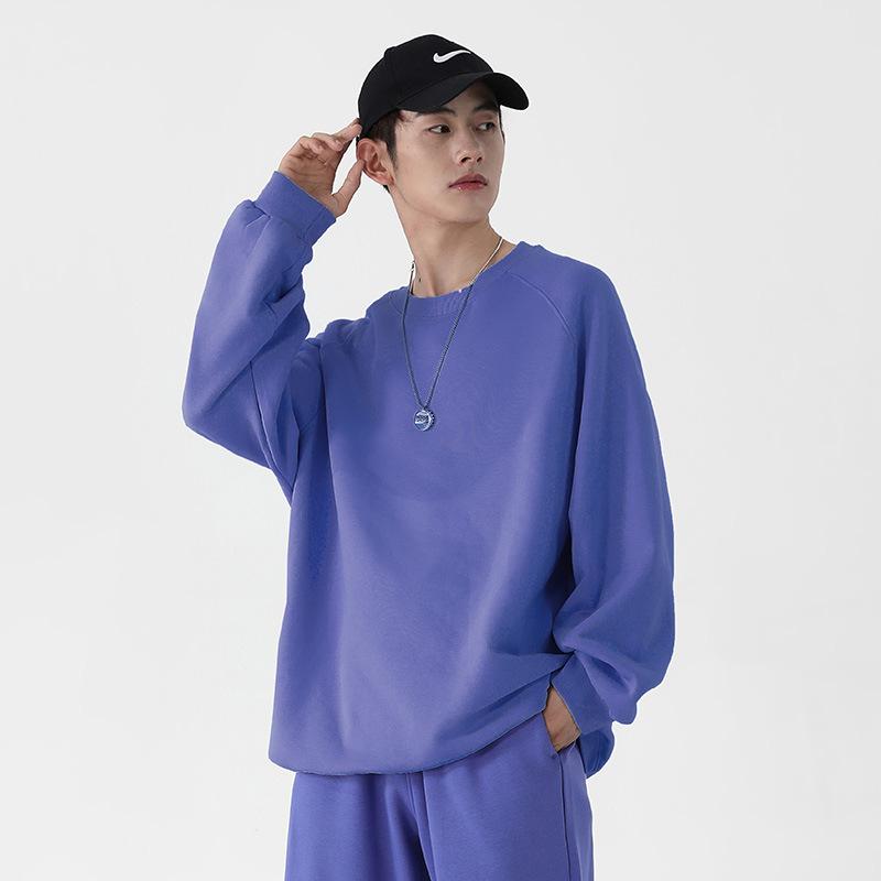 Свитер-пуловер с круглым вырезом, осенний, мужской и женский, с рукавами на плечах, однотонный, универсальный, свитер