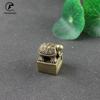 Solid Pure Brass Small Turtle Seal Statue Chinese Feng Shui Lucky Home Decorations Ornaments Lovable Animal Figurines Desk Decor