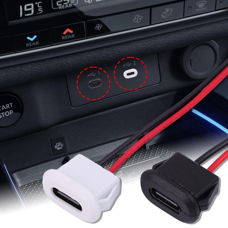 20/10/4/2pcs Type C Charger Plug Socket Connector Jack Female USB-C with Card Buckle 3A High Current Fast Charging Jack Port