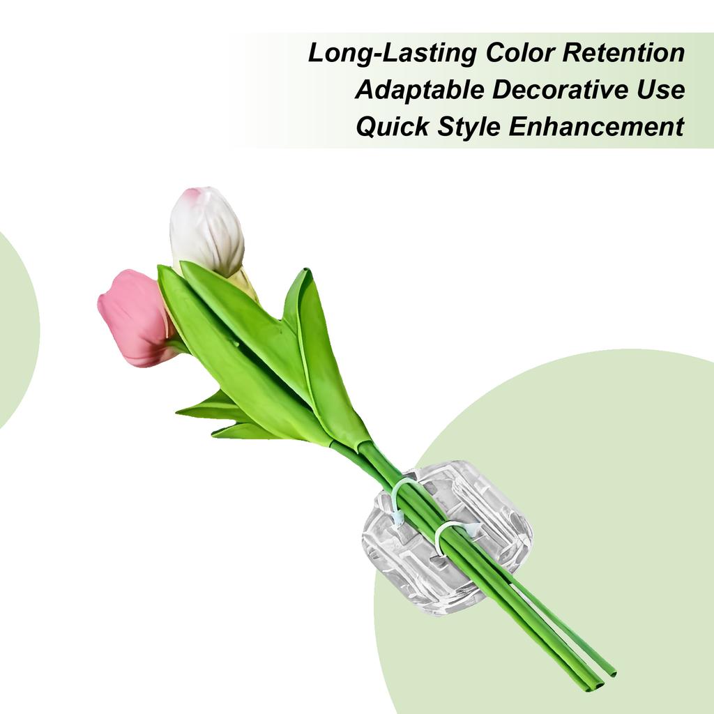 Mini Flower Bouquet 3D Romantic Alphabet Letter Sticker Wedding Car Decorations For Glass Window Automotive Vehicle Exterior