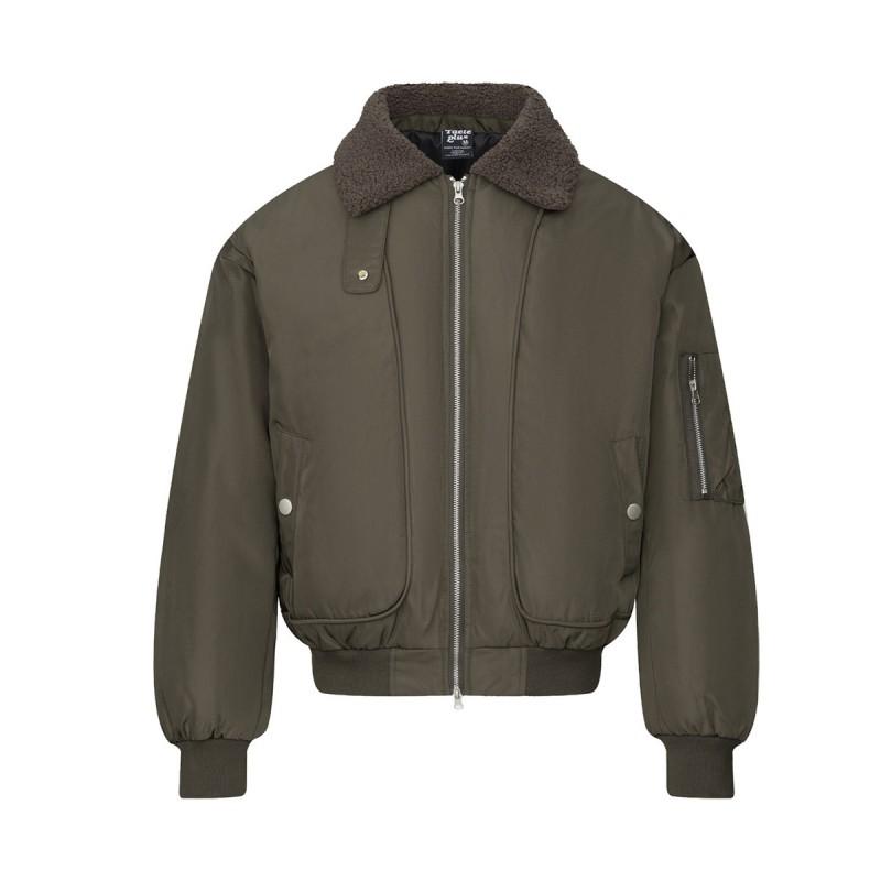 Mens Winter Cotton Padded Jacket Loose Fit Street Style Warm Short Coat Teens