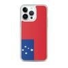 Coque iPhone - Samoa - Drapeau - Souple - Multicolore - TPU Transparent