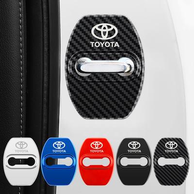 4 шт. Накладки на замки дверей автомобиля для chr Corolla Camry rav4 Yaris hilux prius avensis auris Prado verso fortuner Аксессуары