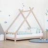 TAHUKA Children's Teepee Bed 90 X 190 Beige