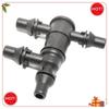 Durable-1 PCS Thermostat Low-Temperature Shutoff Valve 4-Way Throttle Tube Black Plastic For Mercedes-Benz E-Class W213 C W205 G