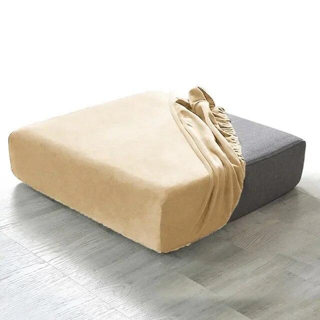 Супер мягкие бархатные чехлы для диванов, эластичный чехол для дивана, съемный противопыльный чехол для дивана, однотонный чехол для гостиной, домашних животных, собак