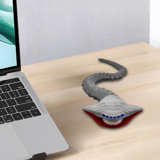 Игрушка Морское Животное, Напечатанная на 3D-принтере, Фигурка Ужасного Морского Существа с Подвижными Суставами, Шарнирная Модель Мифического Океанского Хищника, Декоративное Украшение