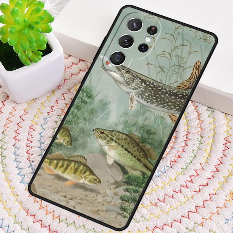 Рыболовная приманка Щука Чехол для телефона из ТПУ для Samsung Galaxy note 10 pro S26 S25 S24 S23 S22 Ultra Plus S21 FE S20 Ударопрочный чехол
