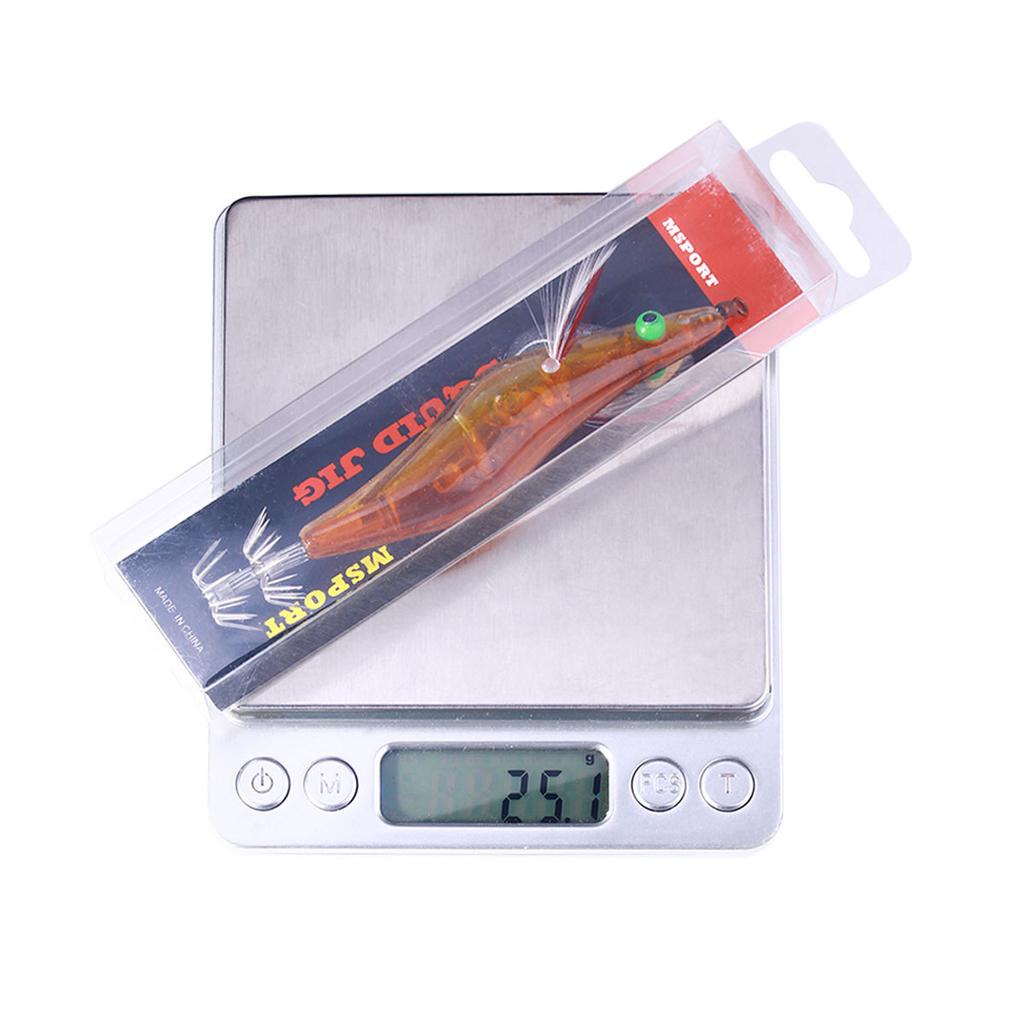 Электронная коробка для креветок, светящаяся поддельная приманка в виде креветок-кальмаров, оптовая продажа, 2,5/3,0/3,5, светящаяся приманка для рыбалки в виде креветок, деревянная креветка