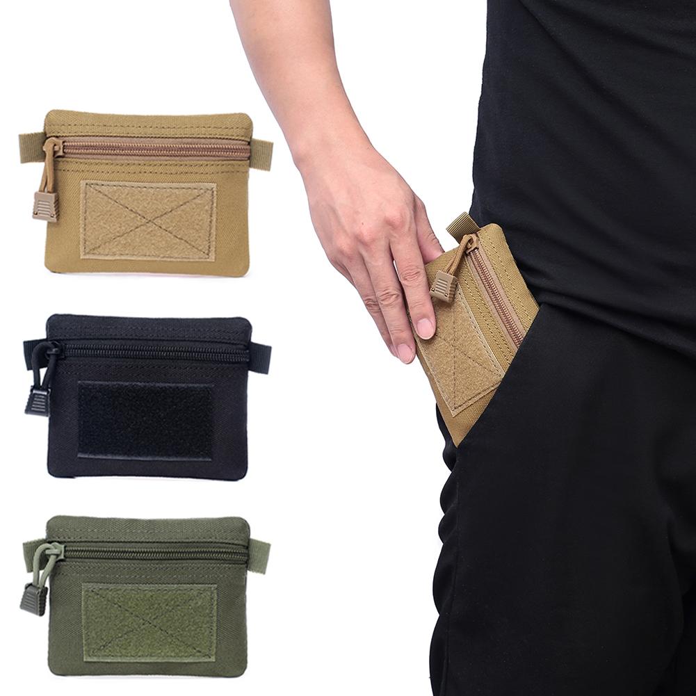 Hot Sale Coin Purses Wear-resistant Outdoor Camping EDC Molle Wallet Waterproof Portable Travel Zipper Waist Pouch