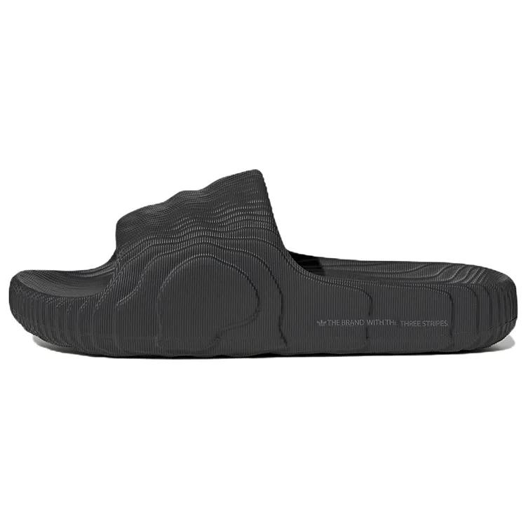adidas Adilette 22 Slides 'Carbon' (Unisex) Carbon / Carbon / Carbon Slide Slippers GX6949