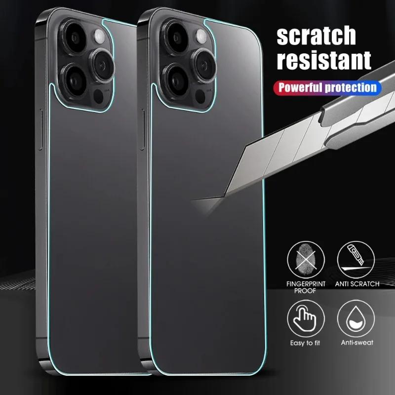 Для iPhone 16/16 Plus/16 Pro/16 ProMax Закаленное Стекло Защитная Пленка для Экрана HD Clear Полное Покрытие Защитная Пленка для Задней Панели и Объектива Камеры