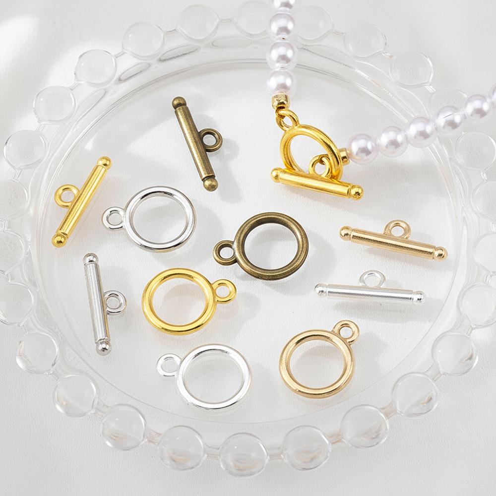 20sets 10Set Metal OT Toggle End Clasps Closure Fastener Buckle Connector DIY Necklace Bracelet Jewelry Making Supplies Material