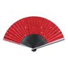 Складной веер Taniguchi Shoudo с алюминиевыми спицами и кольцом Уникальный складной веер с алюминиевыми спицами [Wagami Koji] Женский (Рин)