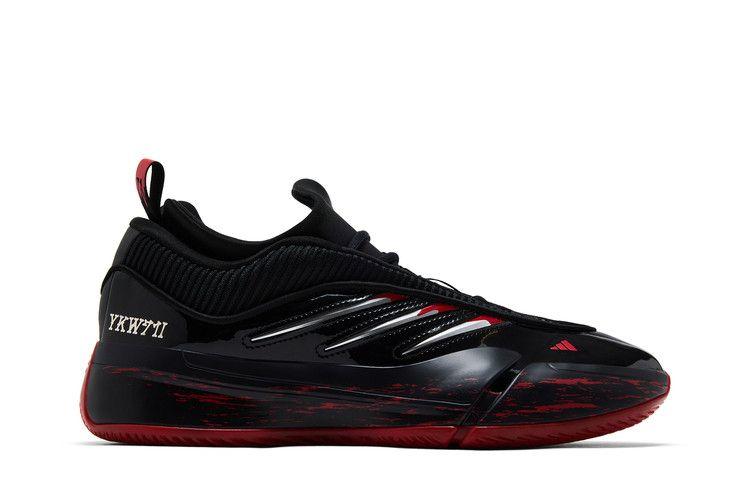 Мужские кроссовки adidas Dame 9 Halloween Черный/Металлик Серебристый/Облачно-белый