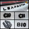Для Leapmotor C10 C16 C11 B10 Черненая Автомобильная Наклейка-Буква На Эмблему Черный Воин Аксессуары для Внешнего Модификации