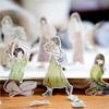 1roll Cartoon Girl Character Tape Stickers, Artistic Design for Hand Account DIY & Journal Decoration
