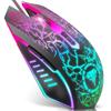 BENGOO Wired Gaming Mouse with RGB Lighting, Optical, 6 Buttons, 1200-3600 DPI, 4 DPI Settings, USB Connection, Multi-Button, Ergonomic Design,