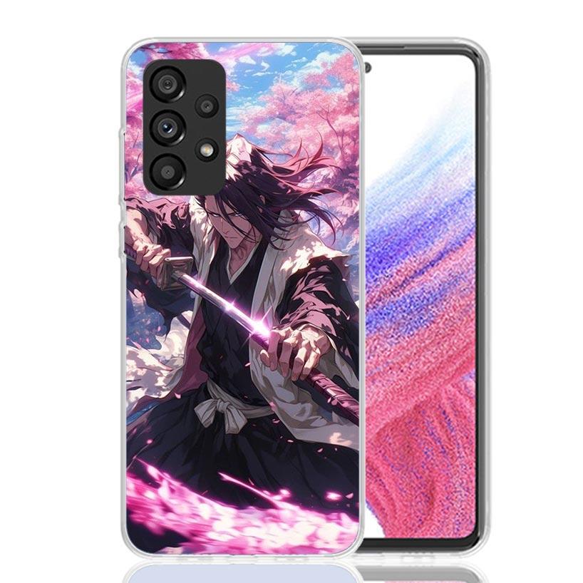 Чехол для телефона Bleach Кучики Бьякуя для Samsung Galaxy A17 A16 A14 A15 A13 A57 A56 A54 A55 A53 A37 A36 A34 A35 A33 A26 A24 A25 A23