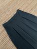 Autumn/Winter Mid-Length Wool Pleated Skirt - Slimming, Hip-Covering Versatile Basic.