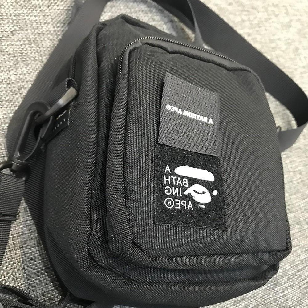 Японская камуфляжная сумка кроссбоди с цифровым принтом - стиль хип-хоп