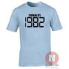 Made In 1982 TShirt Birthday Party Celebration Fancy Dress Teeshirt