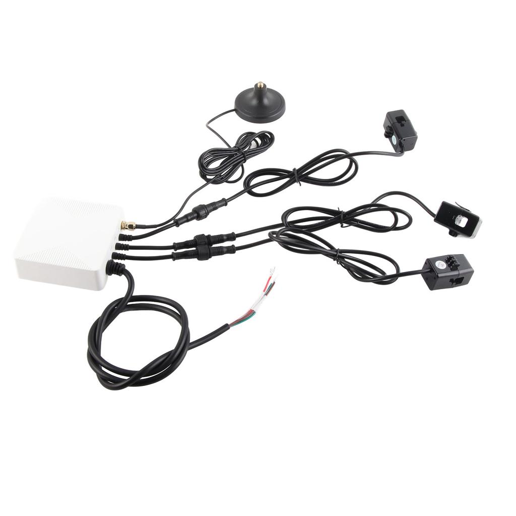 Умный WiFi измеритель мощности 3-фазный монитор энергии 100?240 В с 3 датчиками 80 А для дома