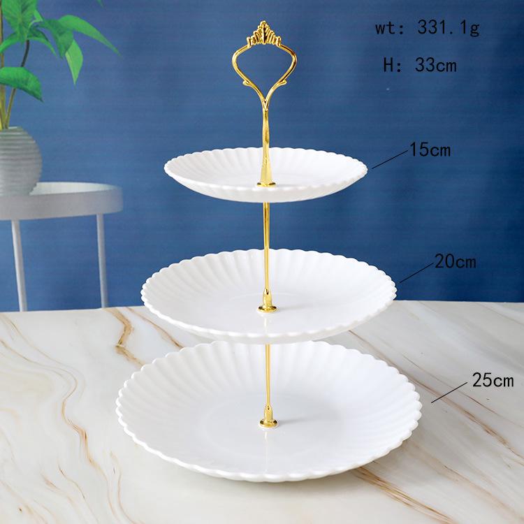 Three-Tier Dessert Display Stand for Parties and Weddings
