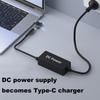 Профессиональный разъем Зарядное устройство для ноутбука Адаптер питания DC к Type C PD 65 Вт Конвертер