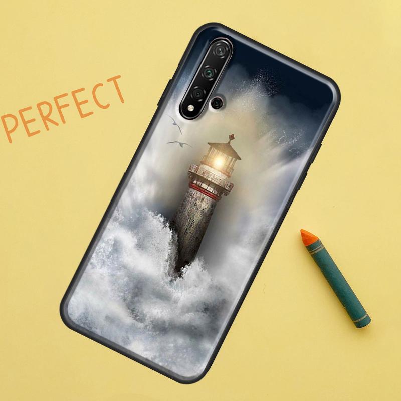 Чехол Lighthouse для Huawei Nova 5T 9 10 SE 7i 8i 11i 12i Y60 Y61 Y70 Y72 Y73 Y90 Y91 P20 P30 P40 Lite
