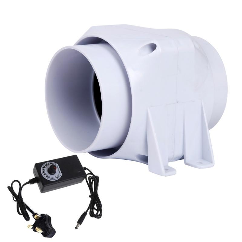 652F Smoke Extractor Duct Fan 110mm PVC Powerful Duct Extractor Pipe Fan Perfect for Restaurants and Workshops Bathroom