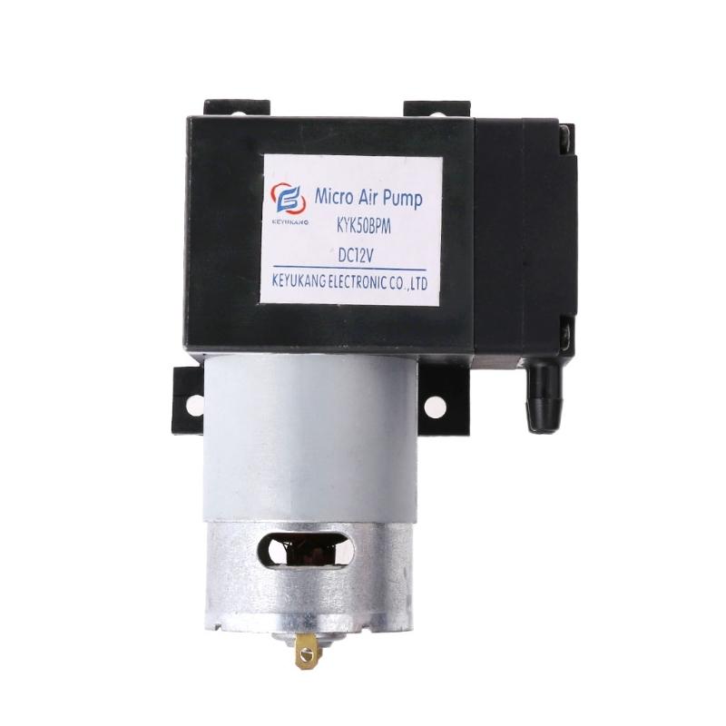 DC 12V Mini Vacuum Pump 8L/min High Pressure Suction Diaphragm Pumps With Holder Drop Ship