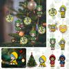 Рождественское украшение Подвеска Рождественская елка Бирка Тематическая вечеринка Поделки Орнамент