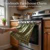 Handmade Oven Skirt Heat-Resistant Oven Cover Oven Door Curtain  Farmhouse Kitchen