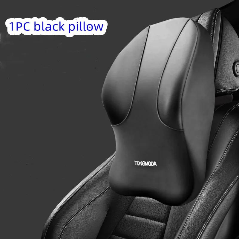 Memory Foam Car Neck Cushion Protective Lumbar Back Support Breathable Universal Car Headrest Pillow Car Supplies