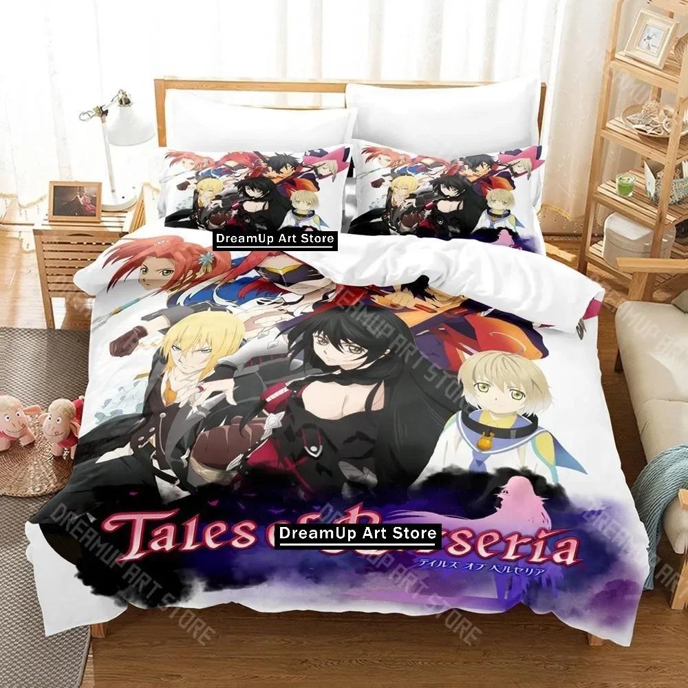 3D Печать Tales of Berseria Комплект постельного белья Односпальный Двуспальный Queen King Полный Размер Односпальный Двойной Пододеяльник Наволочка Постель Мальчики Девочки Взрослые