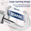 80mm Large Opening Adjustable Faucet Wrench Sink Plumbers Wrench  Bathroom Plumbing Faucet